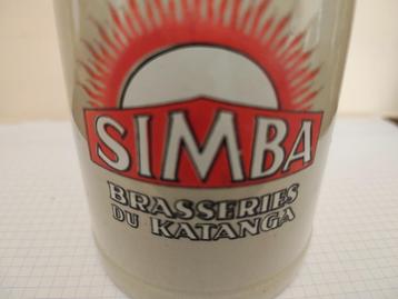 Chope Brasseries du Katanga bière Simba Congo Belgique  beschikbaar voor biedingen