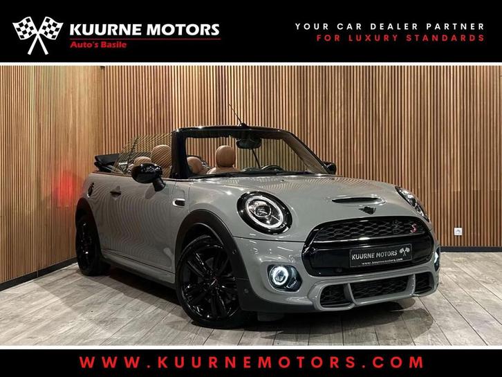 MINI Cabrio Cooper S 2.0iA JCW Led/Leder/Cam/Carplay/Pdc *1j, Auto's, Mini, Te koop, Cabrio, ABS, Achteruitrijcamera, Airbags