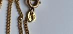 Gouden ketting met een kruis, 6,8 gr. 750 ave., Handtassen en Accessoires, Kettingen, Ophalen, Zo goed als nieuw, Goud