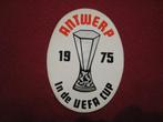 Sticker  Voetbal Antwerpen 1975 in de UEFA CUP, Verzamelen, Verzenden, Zo goed als nieuw, Sport