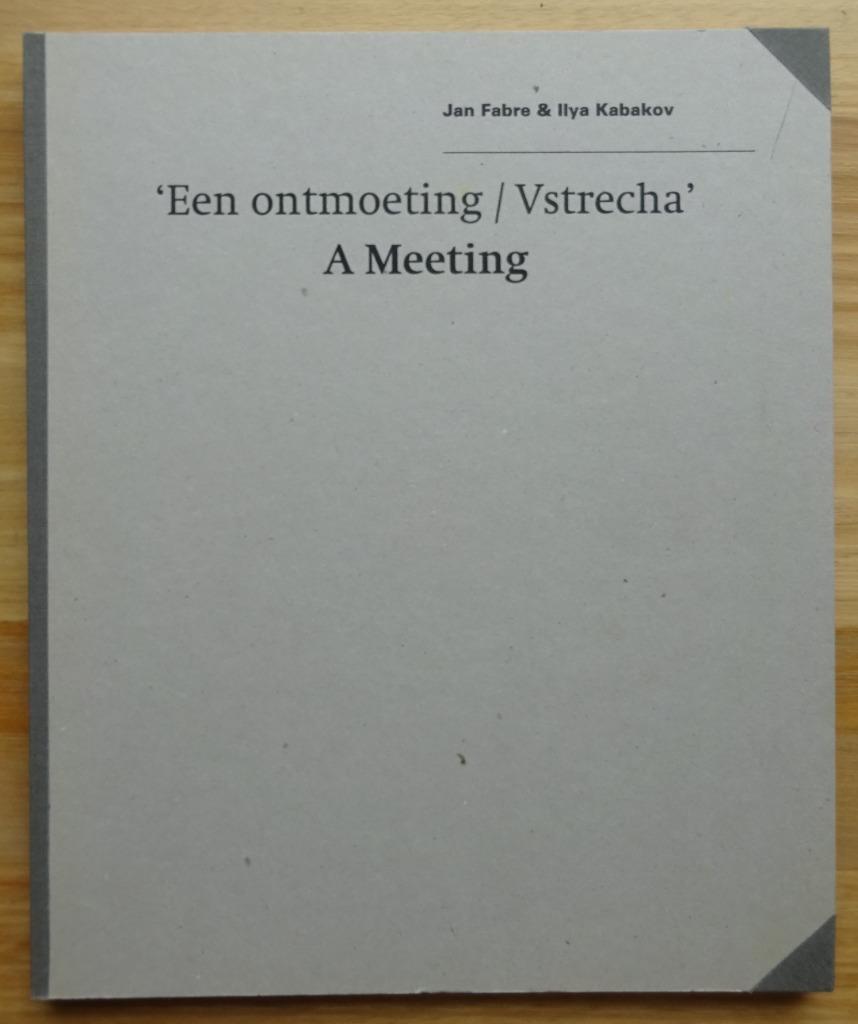 Jan Fabre & Ilya Kabakov - 1999 A meeting / signed, Ophalen of Verzenden, Zo goed als nieuw, Schilder- en Tekenkunst
