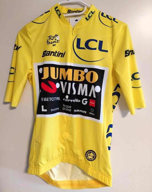 Gele trui Tour de France Jonas Vingegaard Jumbo Visma , Giro, Vélos & Vélomoteurs, Accessoires vélo | Vêtements de cyclisme, Neuf