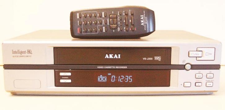 Akai VS-J200 High Quality Videorecorder Mt Afstandsbediening, TV, Hi-fi & Vidéo, Lecteurs vidéo, Comme neuf, Lecteur ou enregistreur VHS