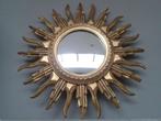 Vintage houten zonnespiegel, Antiek en Kunst, Curiosa en Brocante, Ophalen of Verzenden