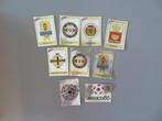 panini Mexico 86 lot 9 foil cards Badges + rare nrs 1 - 2, Verzamelen, Verzenden, Zo goed als nieuw, Poster, Plaatje of Sticker