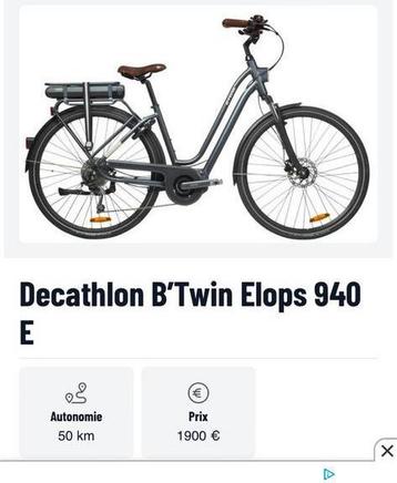 B’twin elops 940E (electirque), Enlèvement ou Envoi, Comme neuf