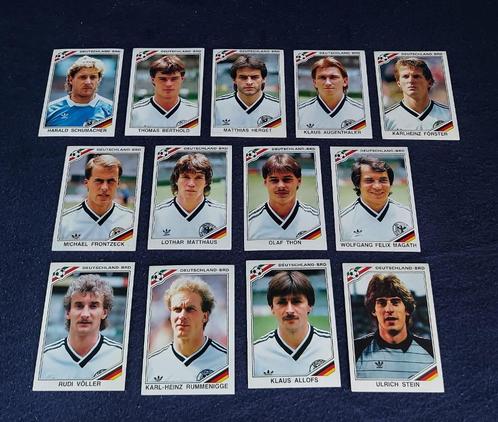 13 versch. Panini stickers voetbal ' WK 86 - Duitsland ', Verzamelen, Sportartikelen en Voetbal, Nieuw, Poster, Plaatje of Sticker