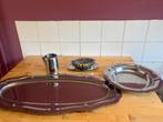 Vaisselle en inox, Huis en Inrichting, Woonaccessoires | Dienbladen, Ophalen, Zo goed als nieuw