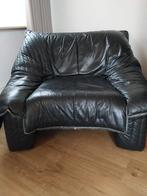 lederen salon zwart, Ophalen, Gebruikt, Overige maten, 150 tot 200 cm