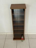 Houten vitrinekast, perfect voor het opbergen van CD, ..., Ophalen, Gebruikt, 150 discs of meer, Hout
