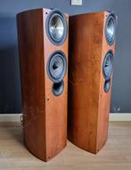 KEF IQ7 Unieke kleur Kersenhout, Overige merken, Front, Rear of Stereo speakers, Ophalen of Verzenden, Zo goed als nieuw