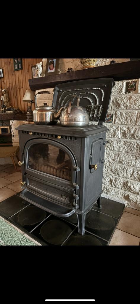 Poêle à bois/charbon saey 92 + charbon, Huis en Inrichting, Kachels, Gebruikt, Vrijstaand, Houtkachel, Hout, Ophalen