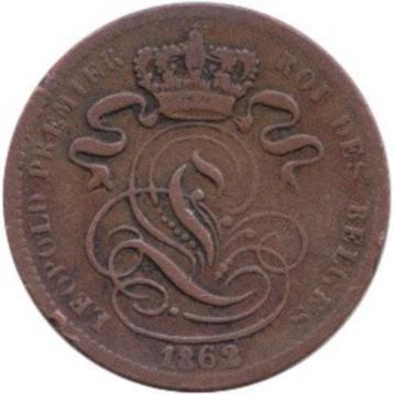 Belgique 1 centime, 1862