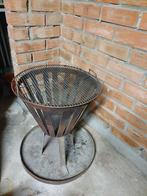 Vuurkorf met onderschaal en rooster, Tuin en Terras, Ophalen, Gebruikt, Vuurkorf