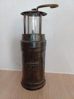 Oude mijnwerkerslamp / mijnlamp, Ophalen of Verzenden