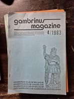 Gambrinus magazine - 1983 - 1995, Verzamelen, Ophalen, Zo goed als nieuw, Overige typen