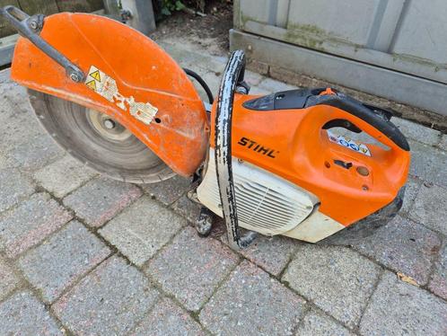 ✅ Stihl TS 420 Bandenzaag Motorslijper Steenzaag TS420, Doe-het-zelf en Bouw, Gereedschap | Zaagmachines, Zo goed als nieuw, 70 mm of meer
