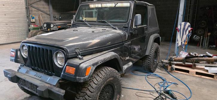 Wrangler tj met complete fox rubicon suspension, Auto's, Jeep, Particulier, Wrangler, 4x4, Airbags, Benzine, Euro 1, SUV of Terreinwagen