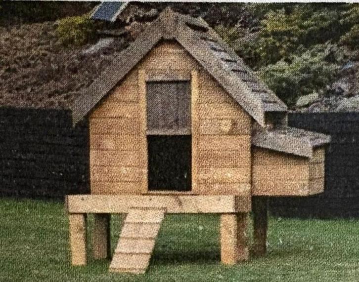 Kippenhok Stella met terras groot, Dieren en Toebehoren, Pluimvee | Toebehoren, Nieuw, Kippenhok of Kippenren, Ophalen of Verzenden