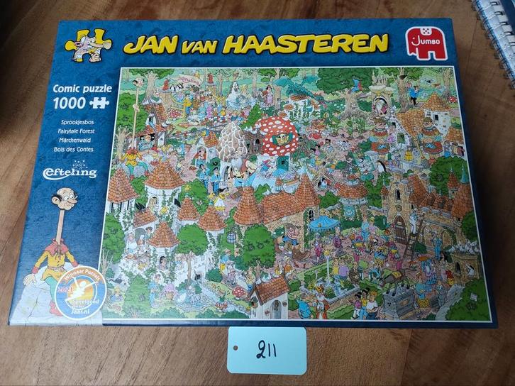 Van haasteren efteling, Hobby en Vrije tijd, Denksport en Puzzels, Zo goed als nieuw, Legpuzzel, 500 t/m 1500 stukjes, Ophalen of Verzenden