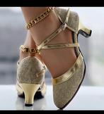 schoenen met gouden hak 38, Ophalen, Autre, Pumps, Geel