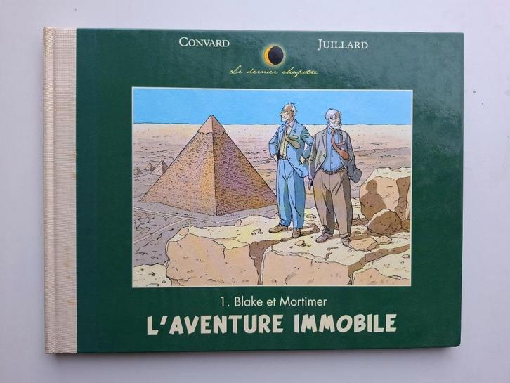 HS BLAKE ET MORTIMER L'AVENTURE IMMOBILE DOS TOILE EO 1998, Livres, BD, Utilisé, Enlèvement ou Envoi