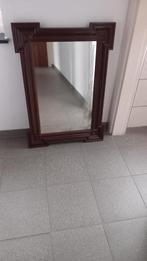 antieke geslepen spiegel 88/62 cm, Antiek en Kunst, Ophalen