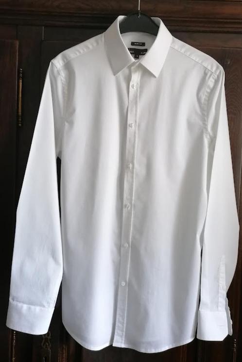 Wit hemd met lange mouwen slim fit van Iveo JBC, S, Vêtements | Hommes, Chemises, Comme neuf, Blanc, Enlèvement ou Envoi