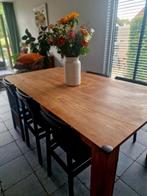ethnicraft, 180100, tot 280 uitschuifbaar, Huis en Inrichting, Tafels | Eettafels, Ophalen, Gebruikt, Rond