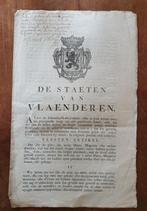 Document en manuscript, 1790, Eksaarde bij Lokeren, Ophalen of Verzenden