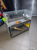 Cage pour lapin, rongeur, etc... à double étage avec rampe., 75 à 110 cm, Cage, Enlèvement, Utilisé