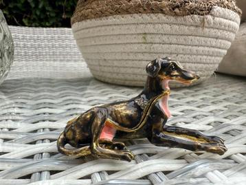 mooi beeldje herdenking windhond whippet greyhound  beschikbaar voor biedingen