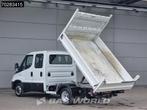 Iveco Daily 35C14 Open Laadbak Dubbel Cabine Dubbellucht 3,5, Auto's, Bestelwagens en Lichte vracht, Stof, Gebruikt, Euro 6, Iveco
