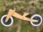 Houten loopfiets wishbone 3 in 1 inclusief trike kit, Fietsen en Brommers, Fietsen | Kinderfietsjes, Ophalen, Zijwieltjes, Gebruikt