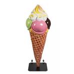 IJsje verrijdbaar 220 cm - schepijsje met 4 bolletjes ijs, Verzamelen, Merken en Reclamevoorwerpen, Ophalen, Nieuw