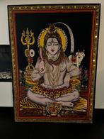 Grote kader met doek hindoegod Shiva - Yoga, Ophalen