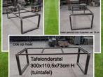 NIEUW tafelonderstel 300x110,5x73 - terrastafel - tuintafel, Tuin en Terras, Tuintafels, Nieuw, Rechthoekig, Metaal, Ophalen