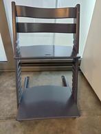 Degelijke originele blauwe Stokke Tripp Trapp stoel, Kinderen en Baby's, Kinderstoelen, Ophalen, Gebruikt