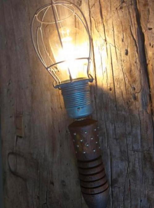 Handgemaakte looplamp/ tafellamp/ losse lamp, Huis en Inrichting, Lampen | Tafellampen, Ophalen of Verzenden