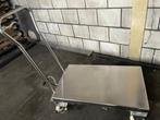 Verrijdbare hydraulische heftafel cap 200 kg Rvs uitvoering, Ophalen of Verzenden, Nieuw