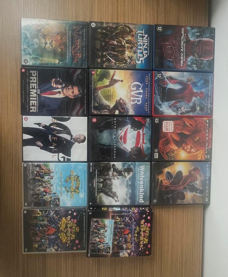 DVD’s €1,25 per stuk, Cd's en Dvd's, Dvd's | Actie, Zo goed als nieuw, Actiekomedie, Boxset, Alle leeftijden, Ophalen of Verzenden