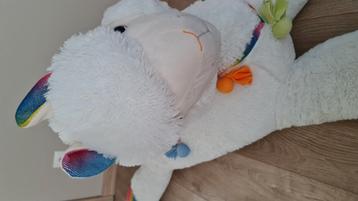 Unicorn eenhoorn knuffel zo goed als nieuw beschikbaar voor biedingen