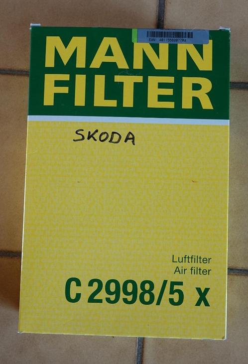 Luchtfilter MANN-FILTER C 2998/5 x, Auto-onderdelen, Filters, Seat, Volkswagen, Skoda, Nieuw, Ophalen of Verzenden