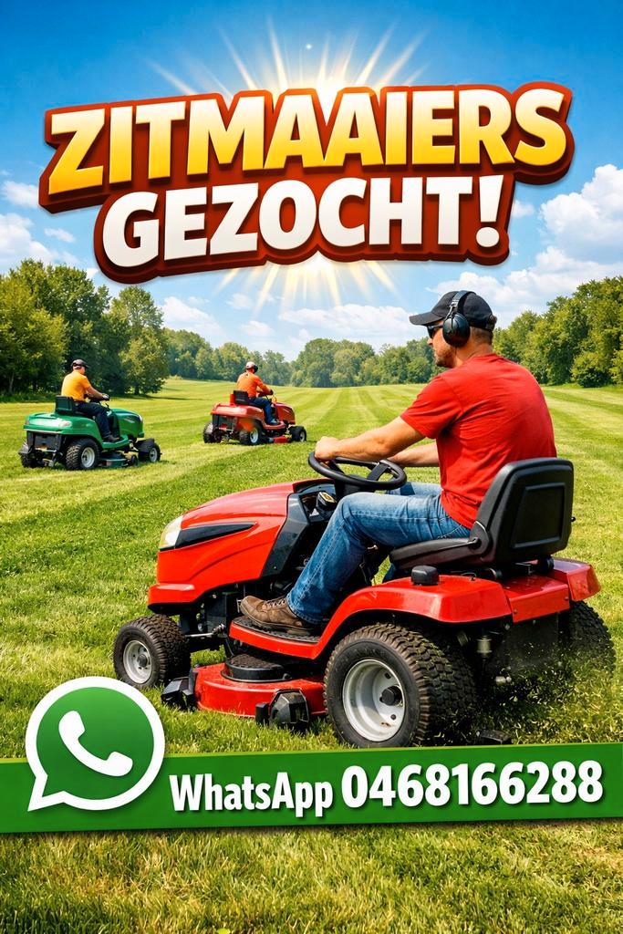 Zitmaaier gezocht alles aanbieden defect werkend nieuwstaat, Jardin & Terrasse, Tondeuses autoportées, Enlèvement