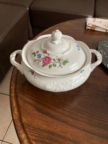 Soupière porcelaine vintage WAWRZYNIEC motif 8 beschikbaar voor biedingen
