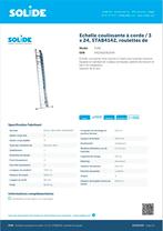 echelle, Bricolage & Construction, Échelles & Escaliers, Enlèvement, Comme neuf, Échelle