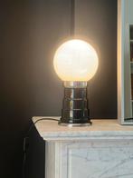 Lampe vintage globe en verre 1970, Antiquités & Art, Enlèvement