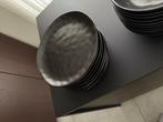 Servies borden zwart 33 stuks, Huis en Inrichting, Ophalen, Gebruikt, Zwart