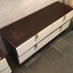 Vintage lage kast met lades, Huis en Inrichting, Ophalen, Gebruikt, 100 tot 150 cm, Vintage