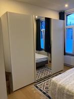 Grote Moderne Kleerkast 2m40 – Schuifdeuren & Spiegel (GOVA), Huis en Inrichting, Kasten | Kleerkasten, Ophalen, 200 cm of meer